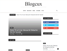 Tablet Screenshot of blogcux.com